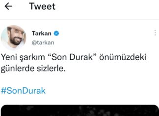 Tarkan yeni bir şarkının haberini verdi: ‘Son Durak’