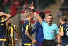 UEFA skandal kararından döndü. Dinamo Kiev-Fenerbahçe karşılaşmasına atanan Ivan Bebek maçtan alındı