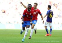 Kostarika, ilk isabetli şutunu ikinci maçının 81. dakikasında attı oda gol oldu, 3 puanı aldı