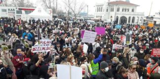 İstanbul Kadıköy’de hayvanseverler, hayvana şiddet ve barınakların durumuna tepki göstererek eylem gerçekleştirdi.