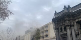 Çırağan Oteli yangını kontrol altına alındı