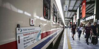 ‘Turistik Doğu Ekspresi’, 2022-2023 döneminin ilk seferini gerçekleştirmek üzere Ankara Tren Garı’ndan hareket etti.