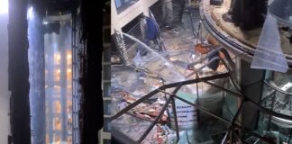 📽️İçinde 1500 balığın bulunduğu dev akvaryum patladı