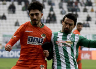Konya’da dört gollü maçın kazananı yok!