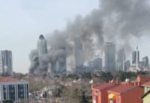 İstanbul Metro City AVM’de yangın!