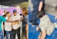 Dünya bu görüntüleri konuşuyor. Samuel Eto’o YouTuber’ı bir tekmeyle yere serdi!