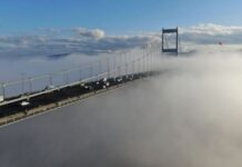 Sis, Boğazı trafiğe kapattırdı!