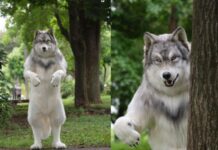 İnsan olmanın dertlerinden kurtulmak için kurt oldu!