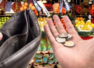 “4 kişilik bir ailenin açlık sınırı 8.864 TL’ye, yoksulluk sınırı ise 28.875 TL’ye yükseldi”