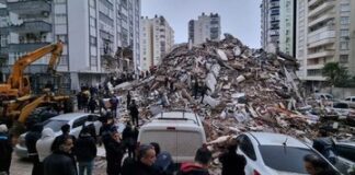 Reuters, Twitter hesabından bir harita paylaşarak depremin etkisini gözler önüne serdi.