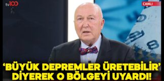 Profesör Ahmet Ercan, “Lice büyük depremler üretebilir” ; “Marmara’da depremin gecikme olasılığı var”
