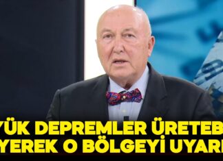 Profesör Ahmet Ercan, “Lice büyük depremler üretebilir” ; “Marmara’da depremin gecikme olasılığı var”