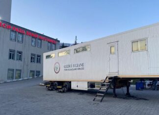 Türk Eczacıları Birliği’nin deprem bölgesinde kurduğu Tır Eczane ve Konteyner Eczanelerin sayısı 24’e ulaştı.