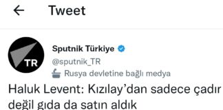 Ahbap/Haluk Levent: “Kızılay’dan konserve gıda ürünü de satın aldık”