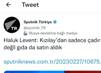 Ahbap/Haluk Levent: “Kızılay’dan konserve gıda ürünü de satın aldık”