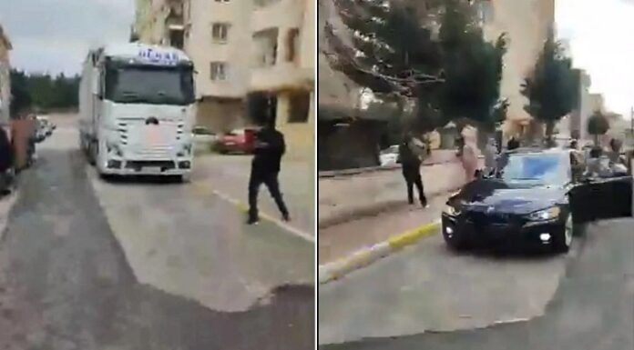 İstanbul’da cemevinin depremzede yardım TIR’ına silahlı saldırı!