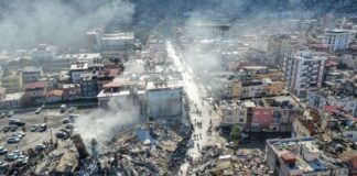 Deprem bölgesinde hava kirliliği DSÖ kılavuz değerlerinin 7,5 katına ulaştı