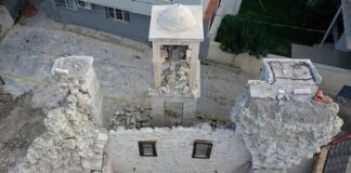 700 yıllıktı. Maria Ana Rum Ortodoks Kilisesi’nden sadece çan kulesi kaldı!