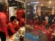 ⚽📽️Tekme, tokat ve sandalye… Taraftarlar, restoranı basıp futbolculara saldırdı!