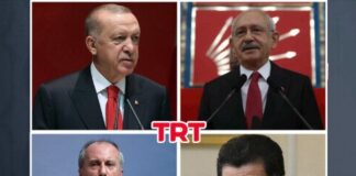 Cumhurbaşkanı adayları ve siyasi partilerin TRT’deki seçim konuşmalarının sıralaması belli oldu.