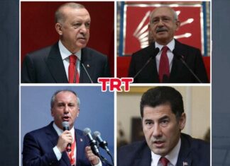 Cumhurbaşkanı adayları ve siyasi partilerin TRT’deki seçim konuşmalarının sıralaması belli oldu.