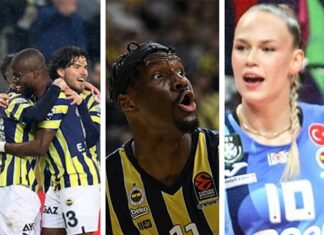 Fenerbahçe’nin mutlu gecesi: Futbol, basketbol ve voleybolda 3’te 3