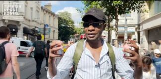 İstiklal Caddesi’nde dolaşan Ugandalı müzisyen Kaggwa; “Türkler nerede bilmiyorum. Belki de çalışıyorlardır.”