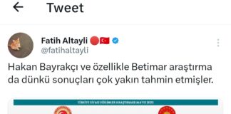 Fatih Altaylı: SONAR ve Betimar Araştırma…