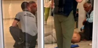 Hastane bahçesinde baltalı kavga!