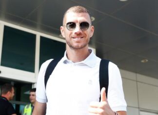 Edin Dzeko, imza için İstanbul’da