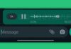 WhatsApp’ta artık “sesli durum” paylaşımı yapılabilecek.