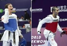 Tekvandoda Hakan Reçber ve Nafia Kuş dünya şampiyonu!