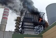 Afşin-Elbistan B Termik Santrali’nde yangın!