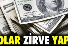 Dolar 21 liraya aştı; 21.15’e kadar yükseldi