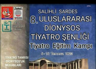 Salihli Sardes 8. Uluslararası Dionysos Şenliği ve Tiyatro Eğitim Kampı yarın başlıyor.