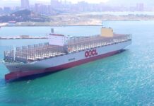 Ultra-large container vessel made in NE China completes delivery