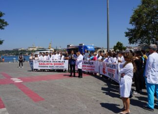 Vereriner Hekimler mesleklerine karşı artan şiddete Hayır demek için bugün iş bıraktı