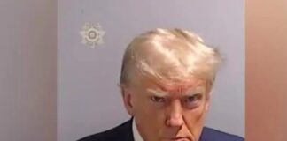 Trump, teslim olduğu sırada çekilen sabıka fotoğrafıyla X sosyal medya platformunda yerini aldı!