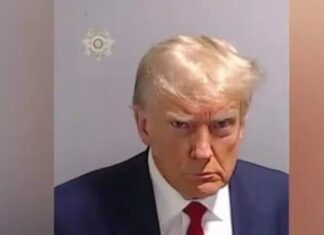 Trump, teslim olduğu sırada çekilen sabıka fotoğrafıyla X sosyal medya platformunda yerini aldı!