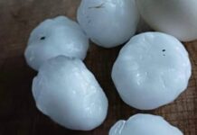 Sivas’ta yumurta büyüklüğünde dolu yağdı!