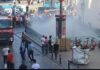 Vezneciler metro istasyonunda yangın!