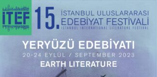 15’nci İstanbul Uluslararası Edebiyat Festivali 20 Eylül’de başlıyor.