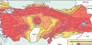 MTA diri fay hattı haritasını güncelledi: 45 il risk altında.