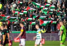 Yönetim istememiş, taraftar desteğe devam etmişti. Filistin’e destek veren Celtic taraftarlarının kombineleri iptal edildi!