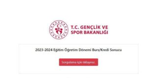 KYK Burs ve öğrenim kredisi başvuru sonuçları açıklandı.