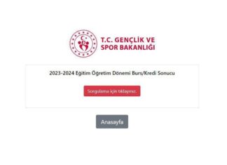 KYK Burs ve öğrenim kredisi başvuru sonuçları açıklandı.