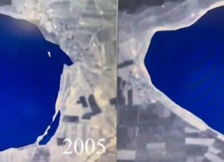 Bitlis’te Arin Gölü’nün 18 yılda kuruma görüntüleri NASA fotoğraflarında…