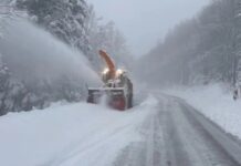 Uludağ’da kar kalındığı yarım metreyi geçti