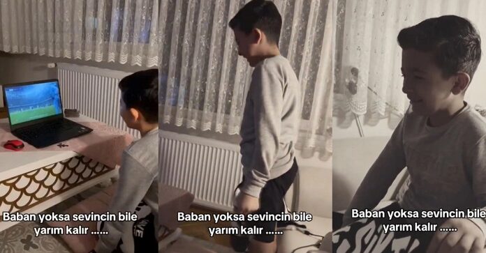 📽️”Baban yoksa sevincin bile yarım kalır…” Beşiktaşlı çocuğun gol sırasındaki ağlaması Türkiye’yi ağlattı