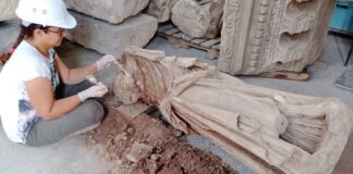 22 asır sonra ‘Dans Eden Musa’ heykeli gün yüzüne çıktı!